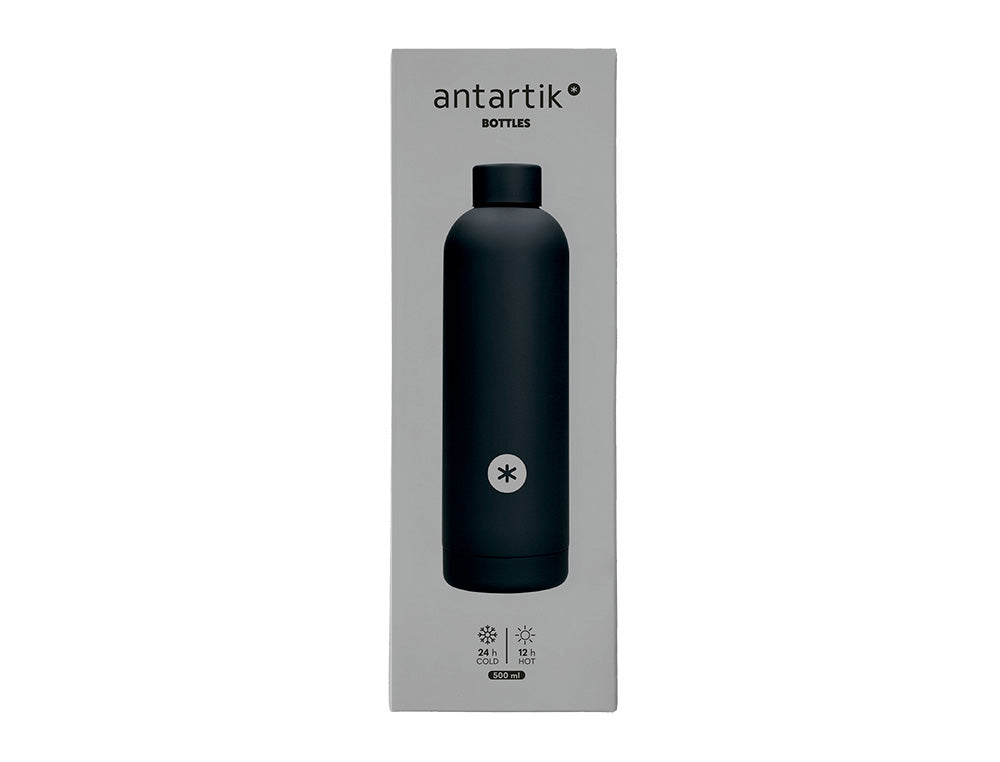 BOTELLA PORTALIQUIDOS ANTARTIK ISOTERMICA ACERO INOXIDABLE LIBRE DE BPA 500 ML