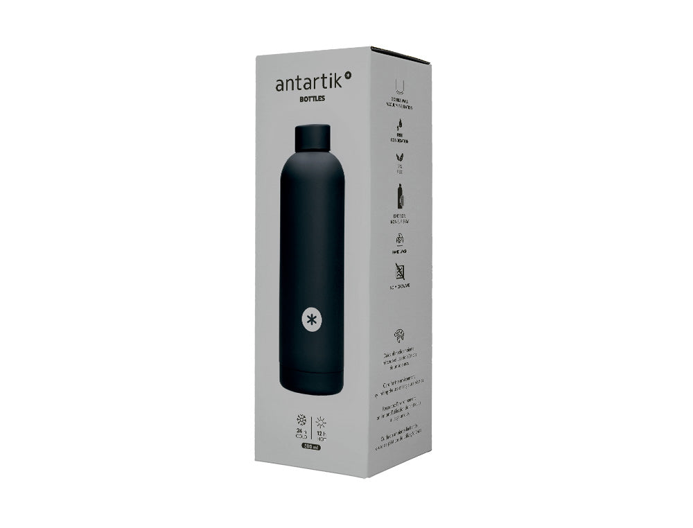 BOTELLA PORTALIQUIDOS ANTARTIK ISOTERMICA ACERO INOXIDABLE LIBRE DE BPA 500 ML