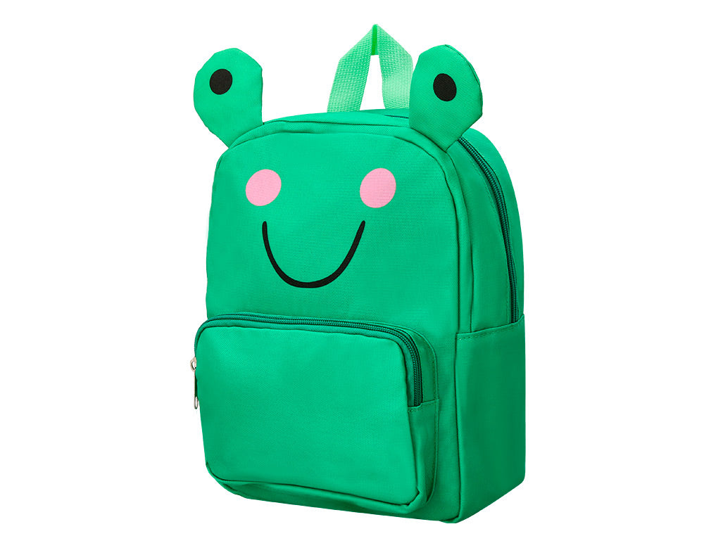 MOCHILA INFANTIL IMAGINOVO BACKPACK BUDDIES RANA DOS COMPARTIMENTOS POLIESTER 280X90X200 MM