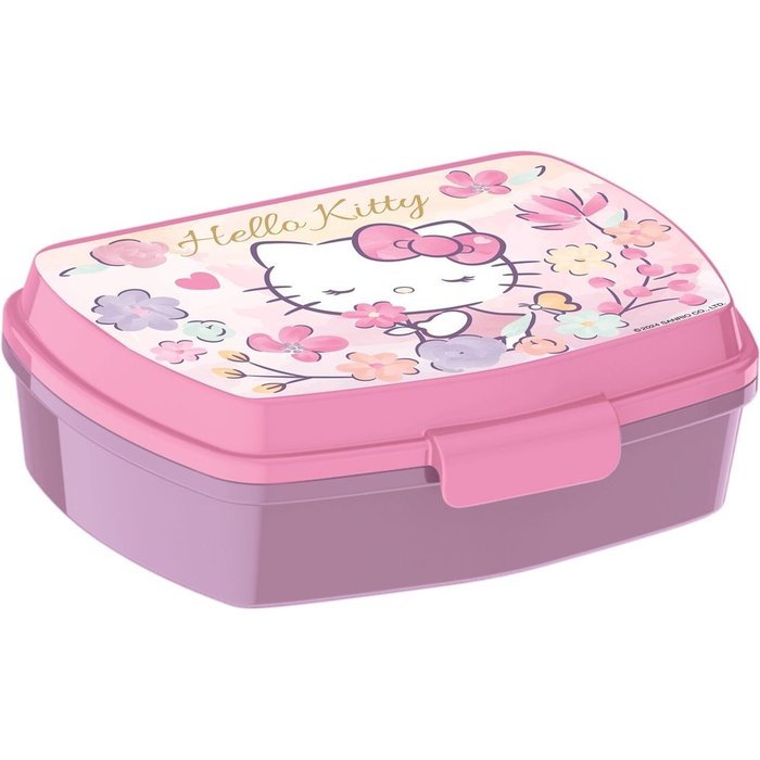 Sandwichera Rectangular Hello Kitty | Portameriendas Infantil