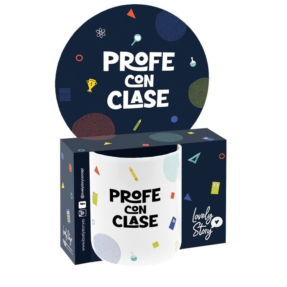Taza 330 ml "Profe con Clase"