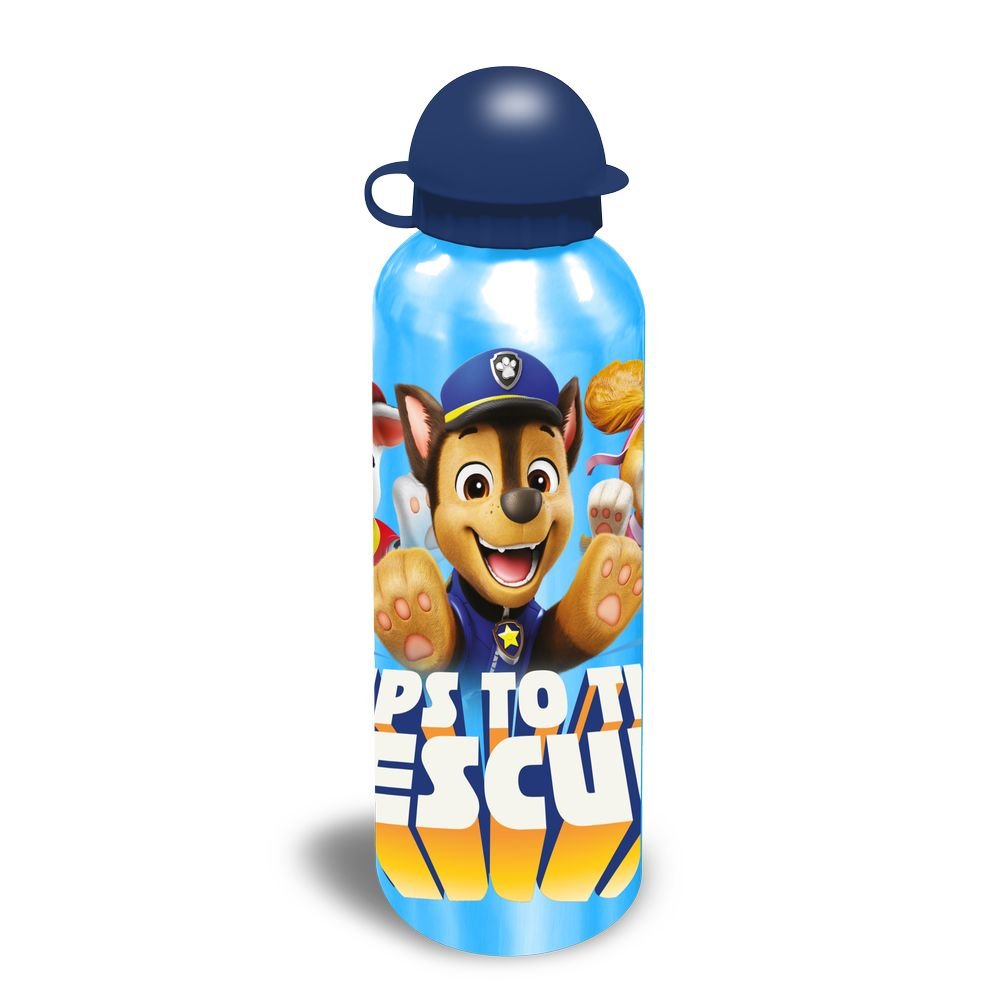 Set Botella de Aluminio 500 ml y Sandwichera Paw Patrol