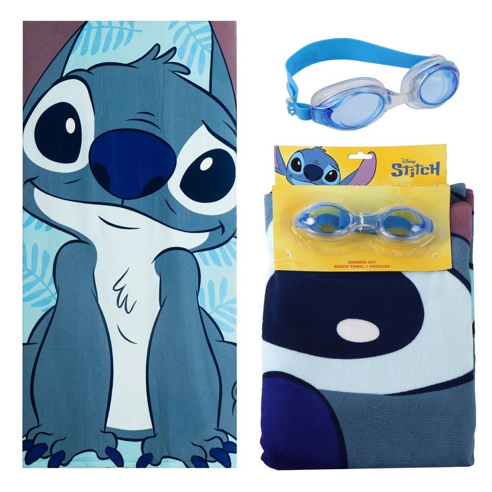 Set Toalla y Gafas de Natación Stitch | Disney